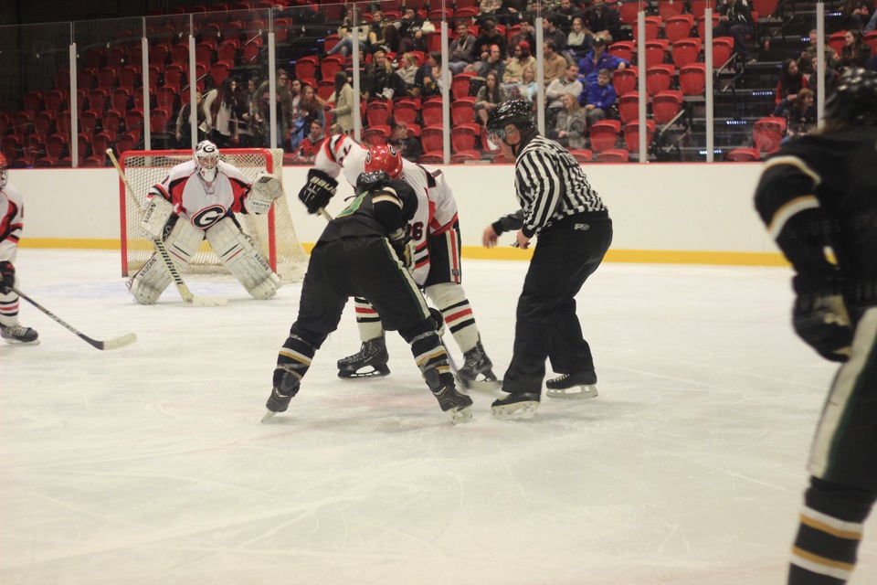 DAWGS SHUT OUT 4-0 BY ICE BEARS