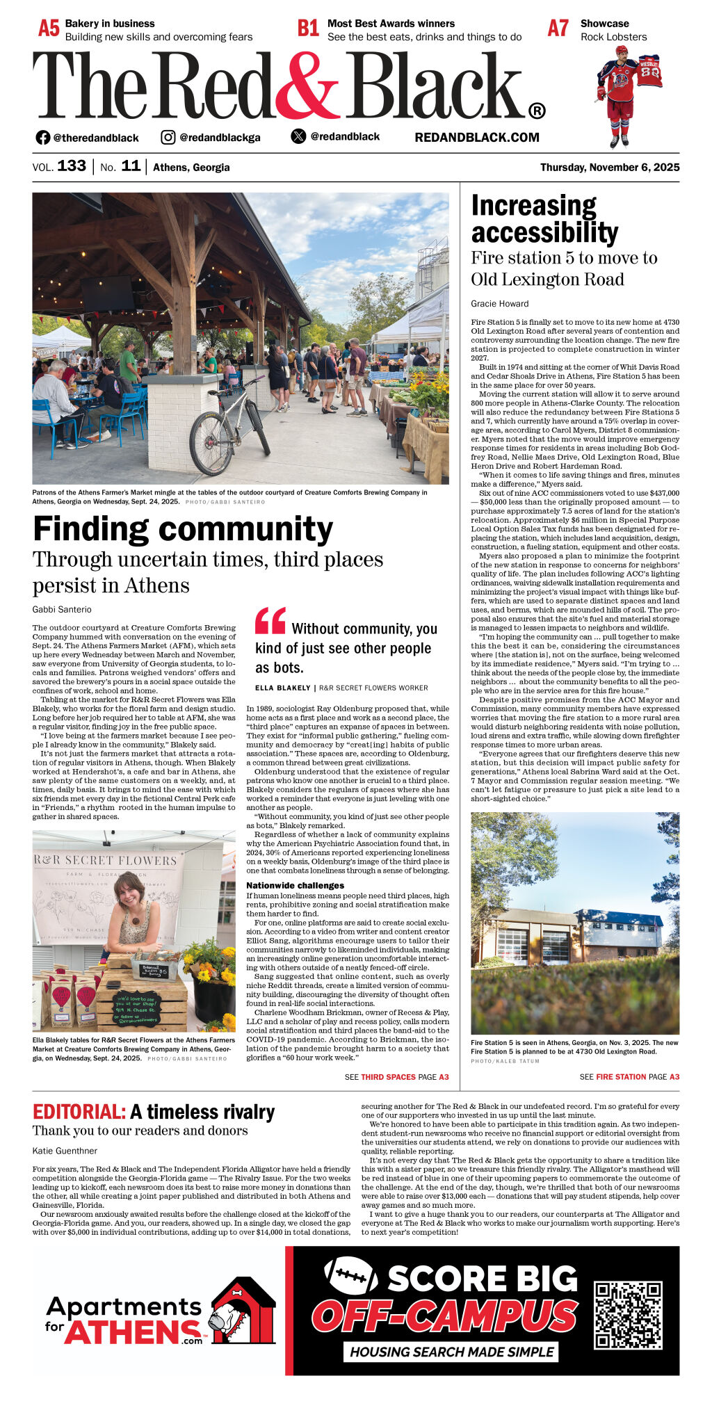 The Red & Black | November 6, 2025 | Print Editions | redandblack.com