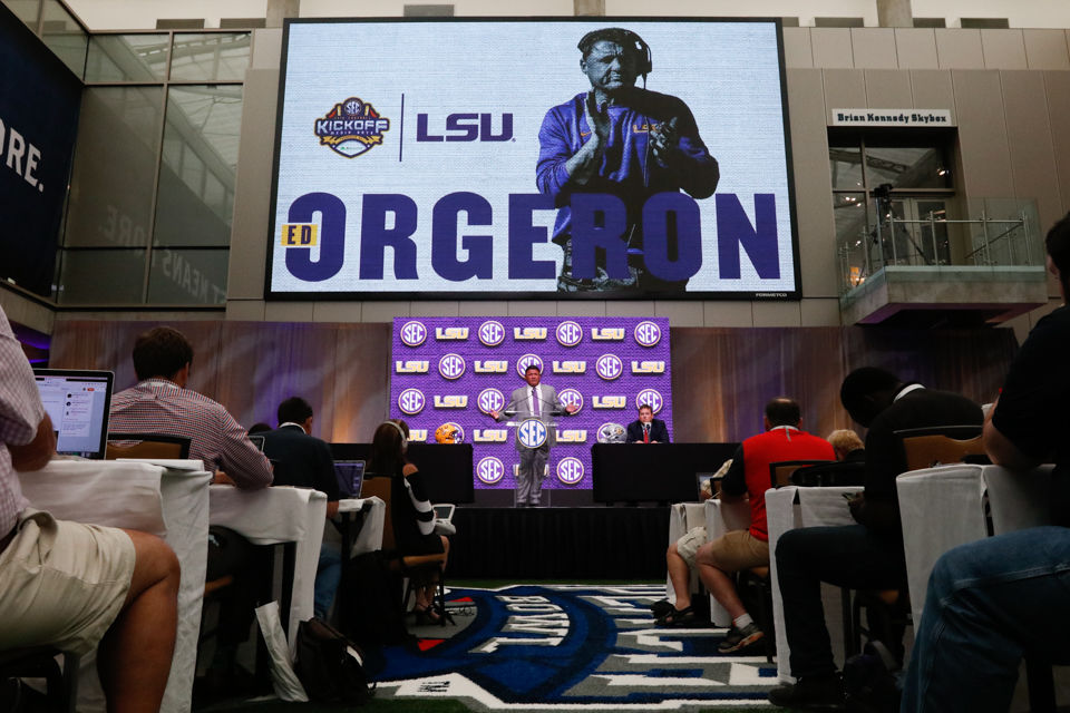 LSU, Ed Orgeron agree to split at end of season