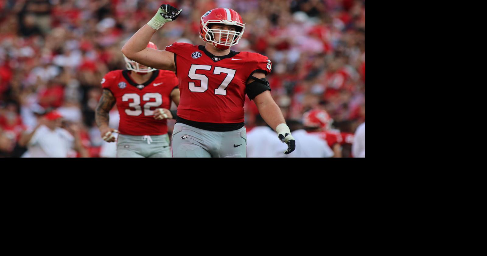 Georgia offensive lineman Monroe Freeling declares for 2026 NFL Draft