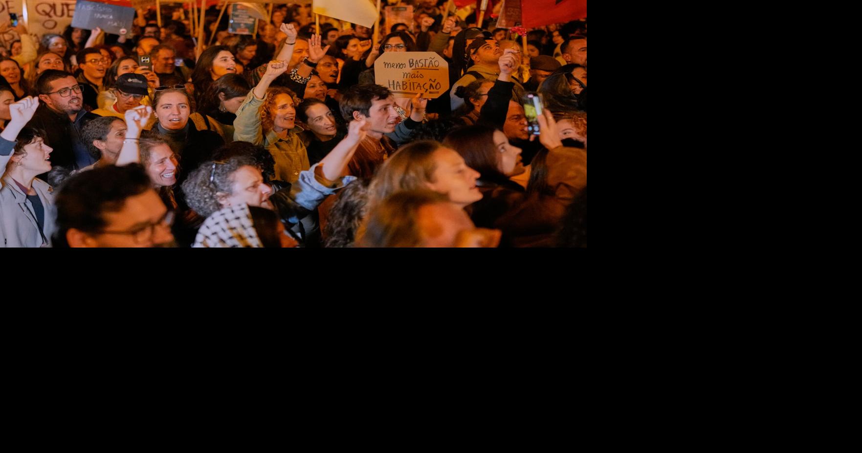 Thousands of Portuguese gather outside Parliament as housing protests ...