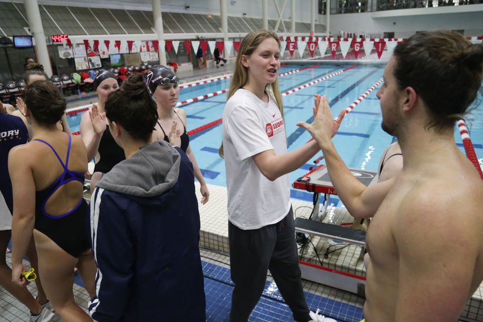 Olivia Smoliga Secures Roster Spot For Upcoming World Championships At Phillips 66 National Championships Georgia Sports Redandblack Com