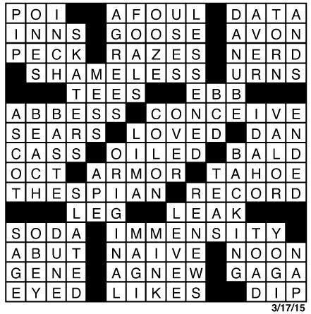 redandblack crossword puzzles
