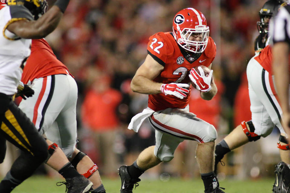 Georgia football practice report: Nick Chubb makes another