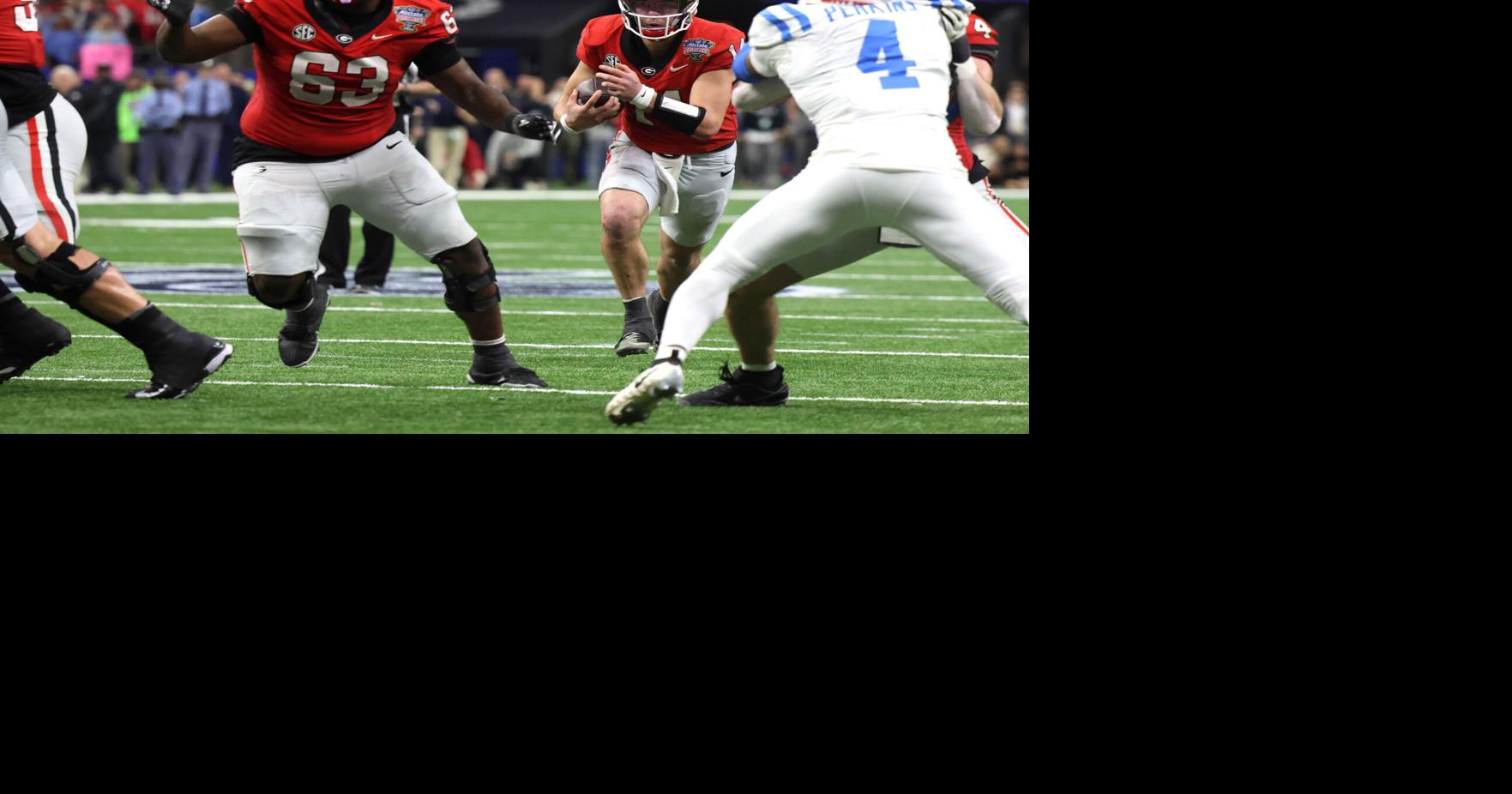 Georgia erases 10-point deficit amidst adversity, ultimately falls short 39-34