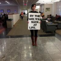 Sniggling Performance Public art performance shocks in challenging verbal abuse | Variety ...