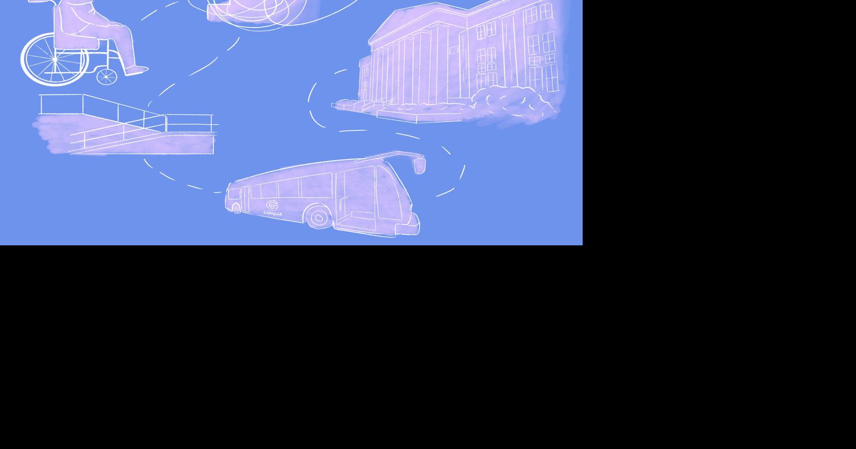 UGA campus geography and policy challenge students with mobility issues