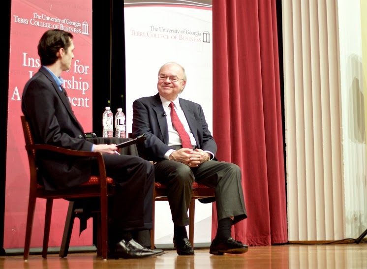 Ken Kendrick leads discussion on the business world of Major