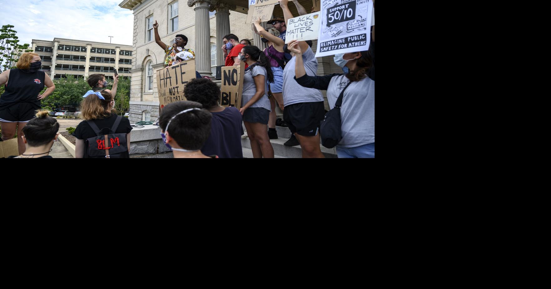 Hundreds rally for racial justice and budget change, face ...