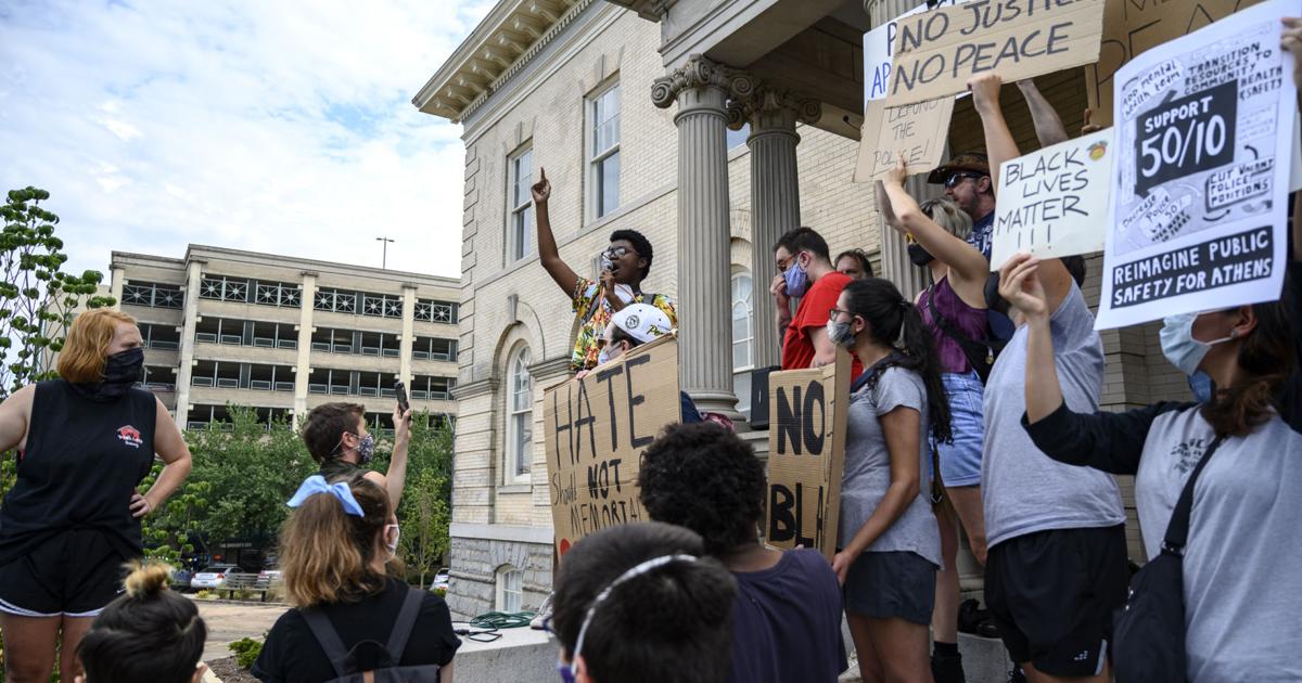 Minority Rights Rally Hundreds rally for racial justice and budget change, face ...