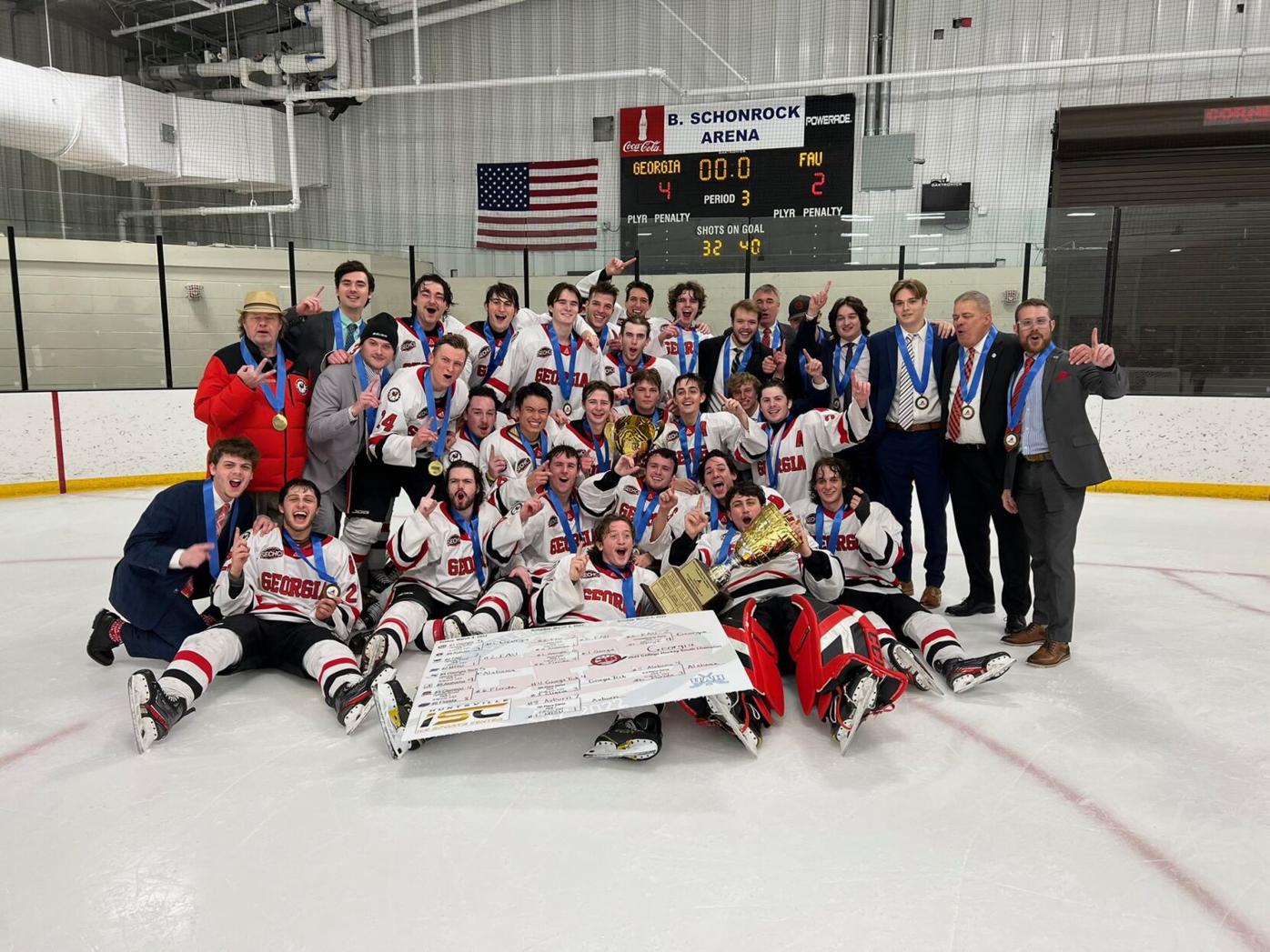Region Champion Georgia Hockey Preparing For National Tournament Georgia Sports Redandblack Com