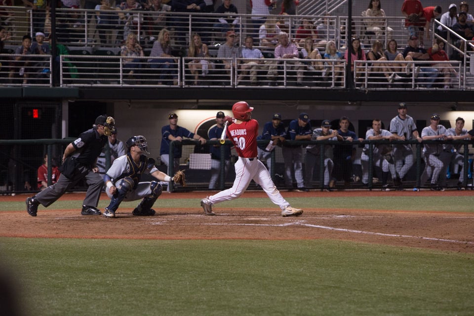 Mason Meadows' go-ahead home run powers Georgia baseball ...