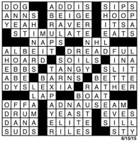 Crossword June 13 | Puzzles | redandblack.com