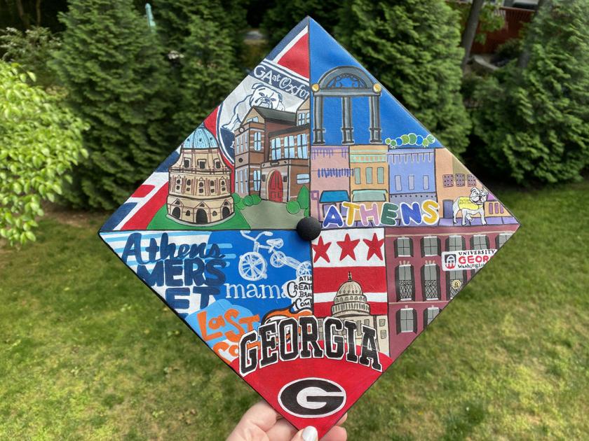 PHOTOS UGA studentsubmitted 2020 graduation caps Multimedia