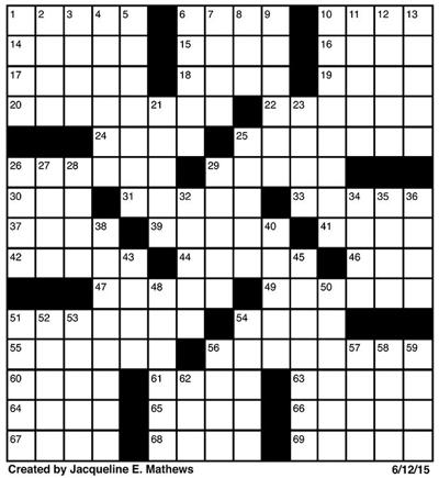 crossword june 12 puzzles redandblackcom