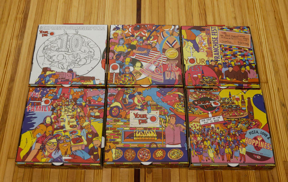 Local Part-Time Artist Uses Pizza Boxes as Canvases - 303 Magazine