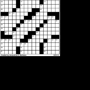 Crossword, March 21 | Puzzles | redandblack.com