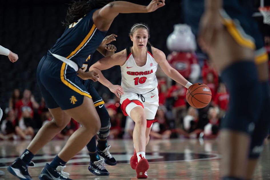 Georgia Women S Basketball Bounces Back To Defeat Gardner Webb 84