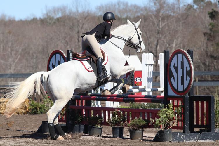 PHOTOS UGA equestrian seniors compete in final regularseason home