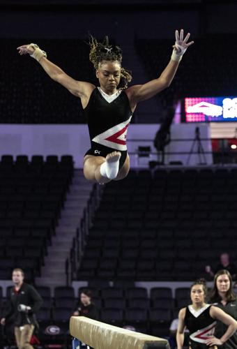 PHOTOS: Georgia gymnastics faces off with Auburn | Multimedia ...