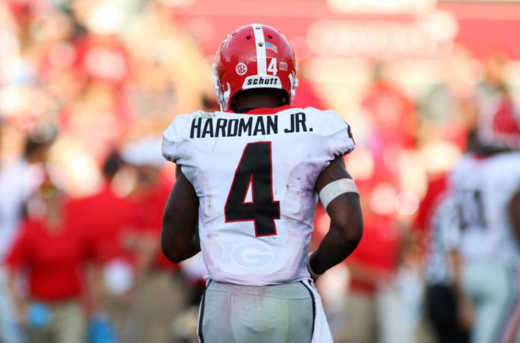 Georgia wide receiver Mecole Hardman Jr. carries on family