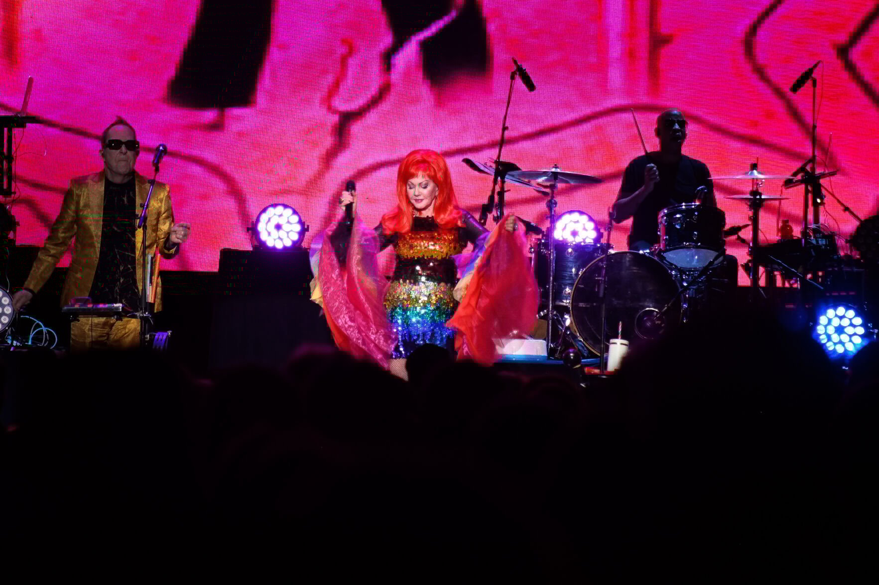 The B-52s return home: Legendary band rocks new Akins Ford
