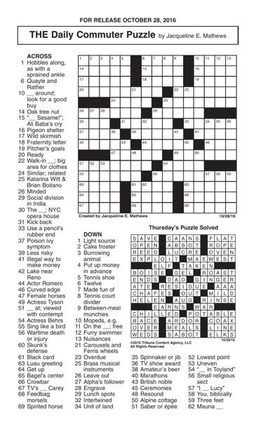 Put Up With Crossword