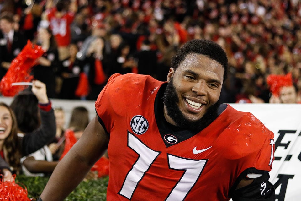 Patriots draft OL Isaiah Wynn in the first round