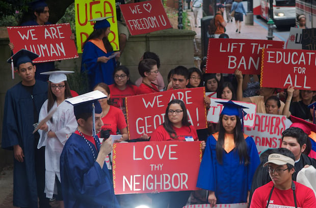 PHOTOS: Undocumented Students Call For Removal Of Policy 4.1.6 | Photo ...