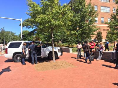 Breaking Preacher On Uga Campus Arrested After Reportedly Elbowing Student In The Face Athensnews Redandblack Com - flamingoroblox hash tags deskgram