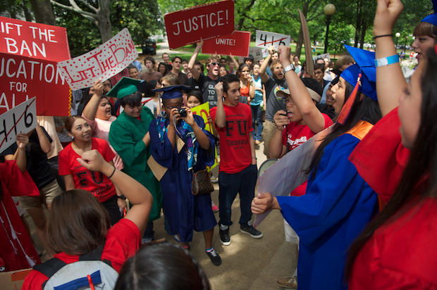 PHOTOS: Undocumented Students Call For Removal Of Policy 4.1.6 | Photo ...