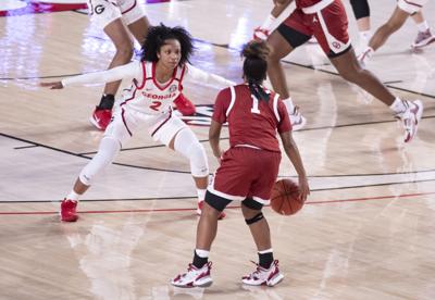Georgia women's basketball remains unbeaten with 68-47 win ...
