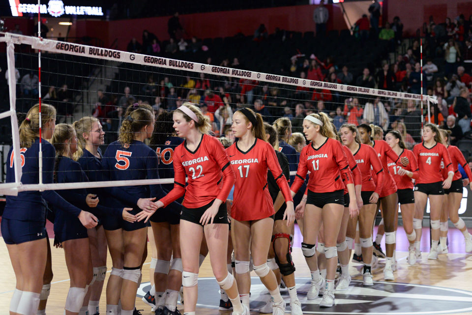 PHOTOS UGA volleyball loses to Auburn 30 Multimedia