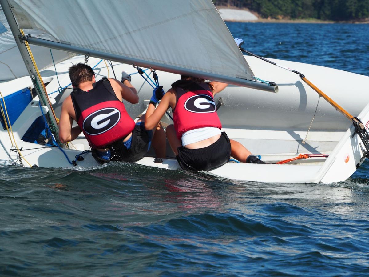 Practicing at Lake Lanier gives club sailing team an edge