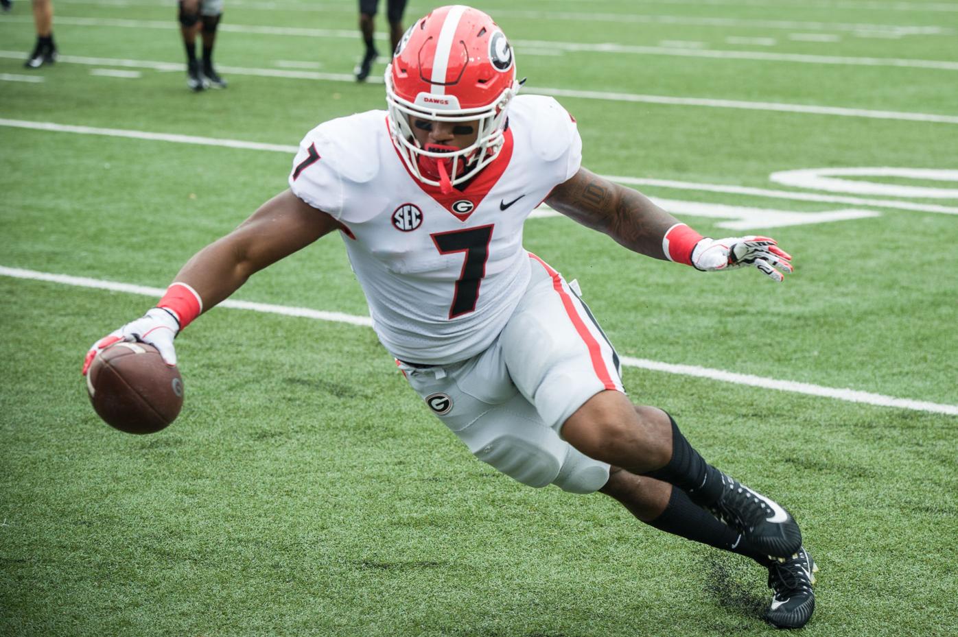 Georgia running backs Chubb and Michel make history