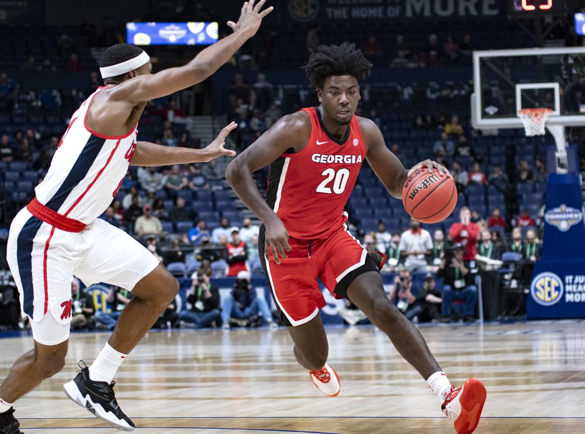 Georgia Men S Basketball Player Rayshaun Hammonds Entering Nba