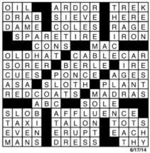 Crossword answers June 16.pdf | | redandblack.com