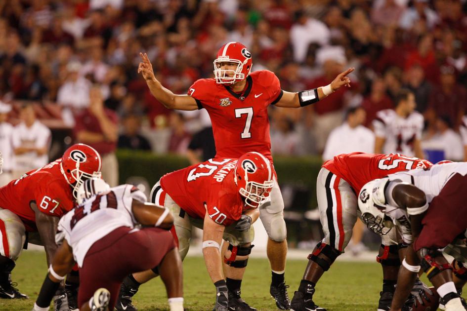 Bulldogs In The Nfl Matthew Stafford Detroit Outlast Arizona In Road Win Sports Redandblack Com