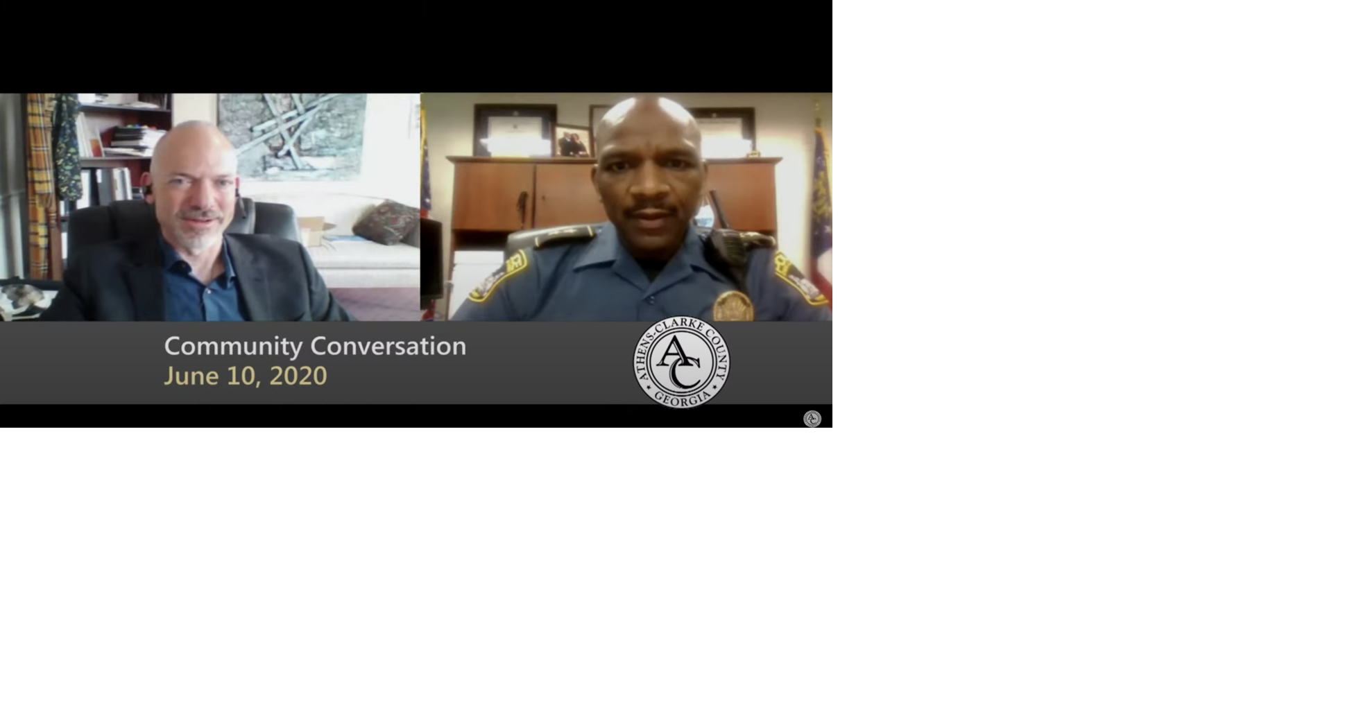 Mayor and chief of police discuss the future of policing in Athens ...