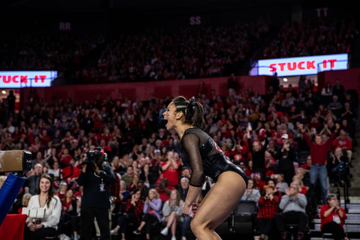 Sabrina Vega leads GymDogs by example through success on 3 events