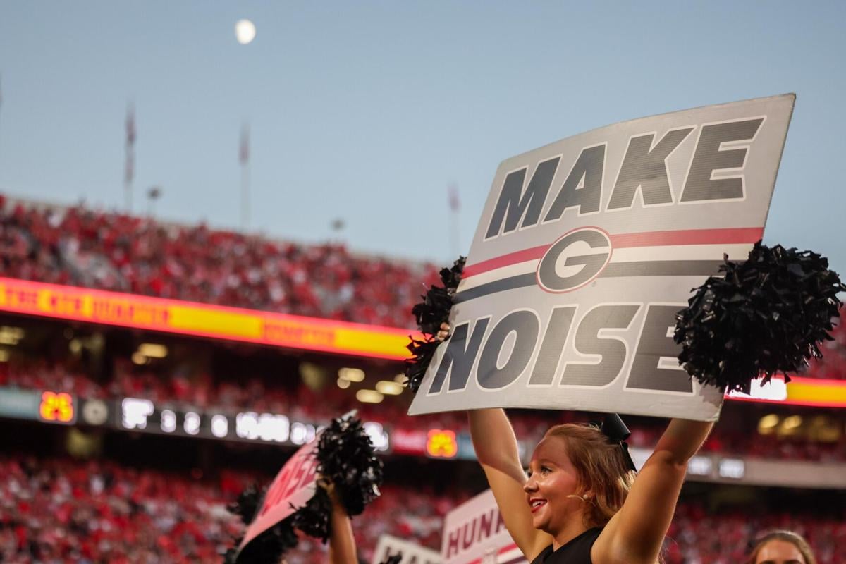 Why was Glen Powell at the UGA v. Mississippi State football game