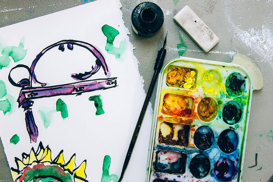 A Profitable Passion Athens Artist Makes Living Off His Art