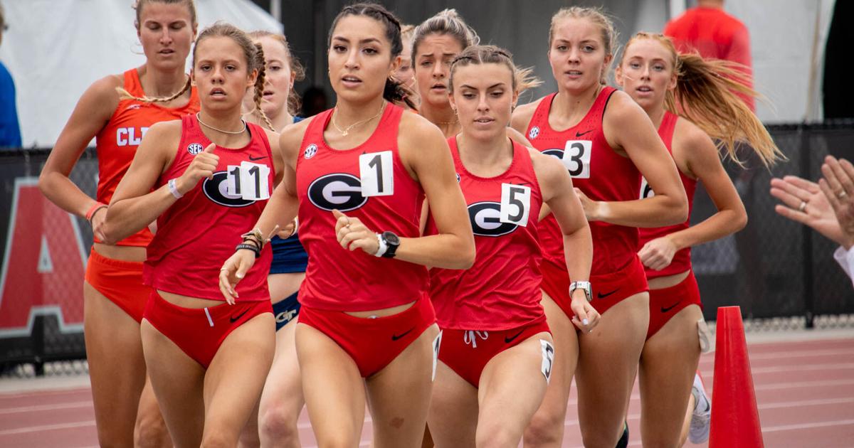 women’s track and field breaks sets national times at only home
