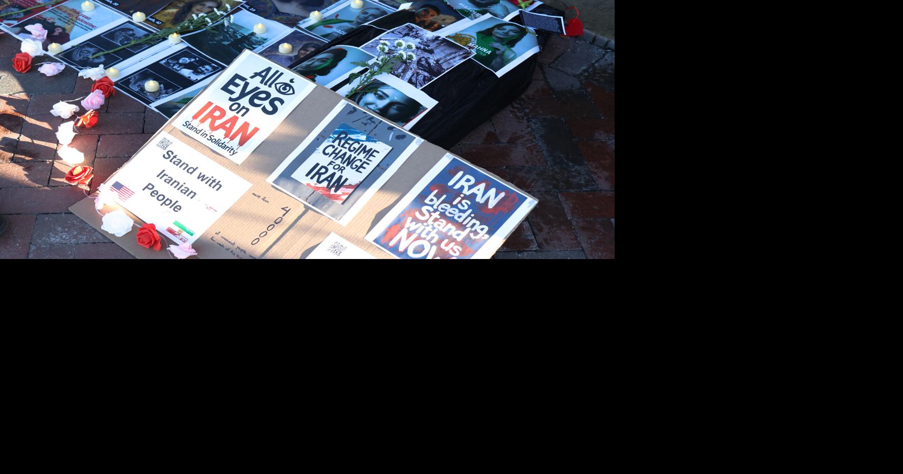 PHOTOS: Iran Demonstration at the Arch | Multimedia | redandblack.com