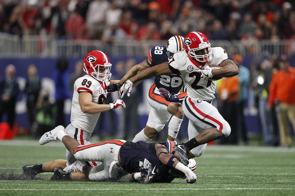 The Cleveland Browns select Nick Chubb 35th overall in the 2018