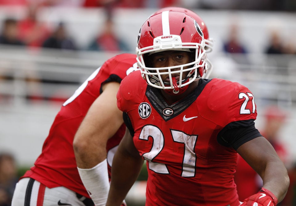 Georgia football practice report: Nick Chubb makes another