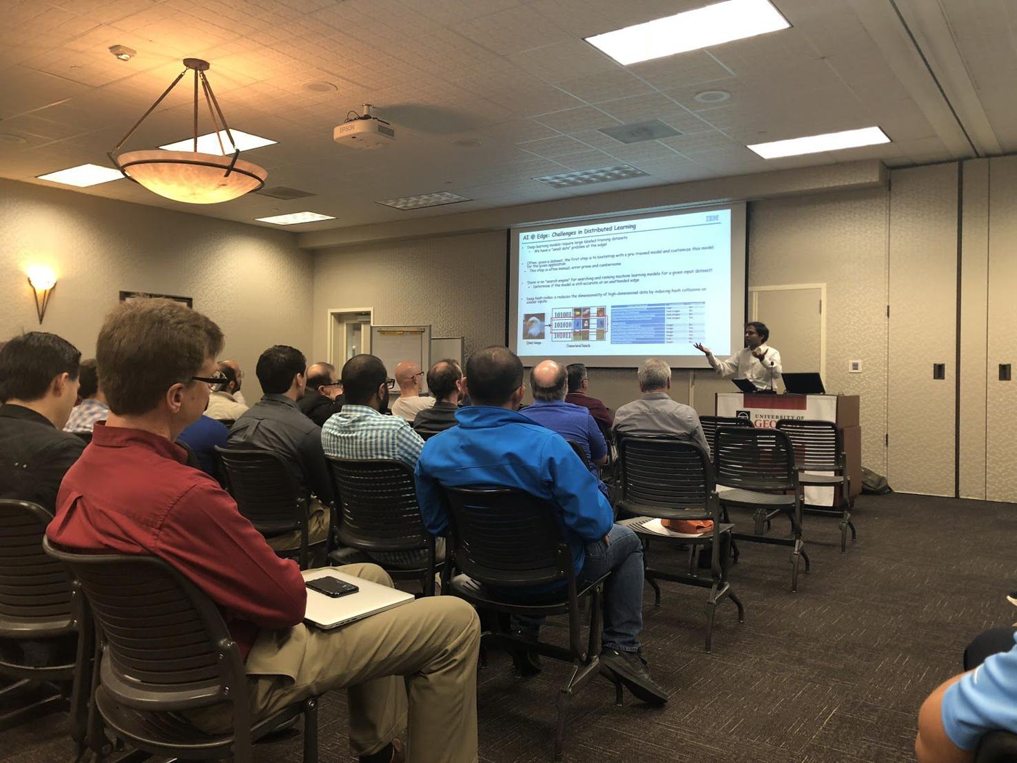 UGA graduate computer science students showcase semester research