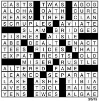 Crossword March 4 | Puzzles | redandblack.com