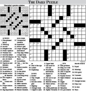 Crossword Puzzle | Puzzles | redandblack.com