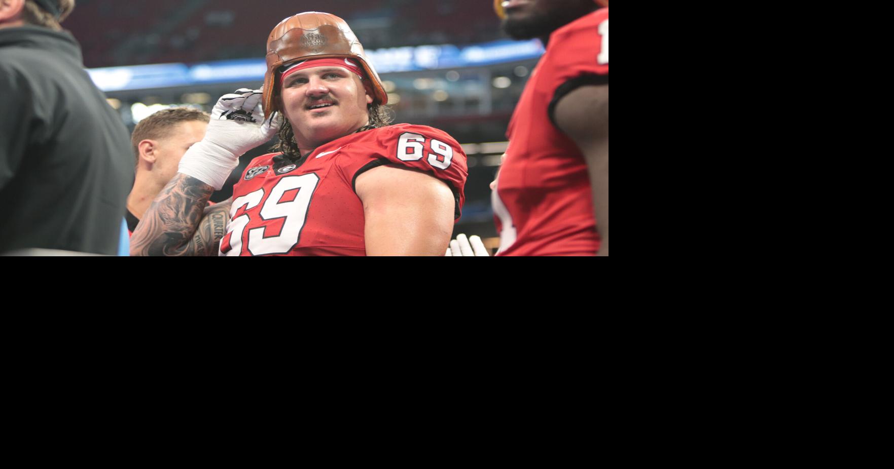 Georgia offensive lineman Tate Ratledge declares for NFL draft ...